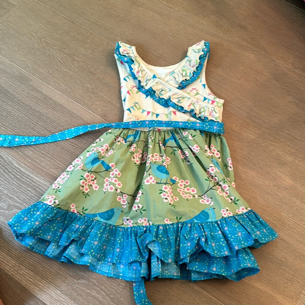 Eleanor Rose size 3/4 bluebird dress